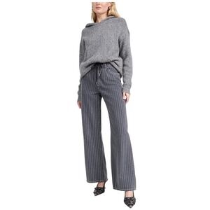 Baum Und Pferdgarten Nanny Jeans Pinstripe Wide Leg Drawstring Waist Size 36 EUR